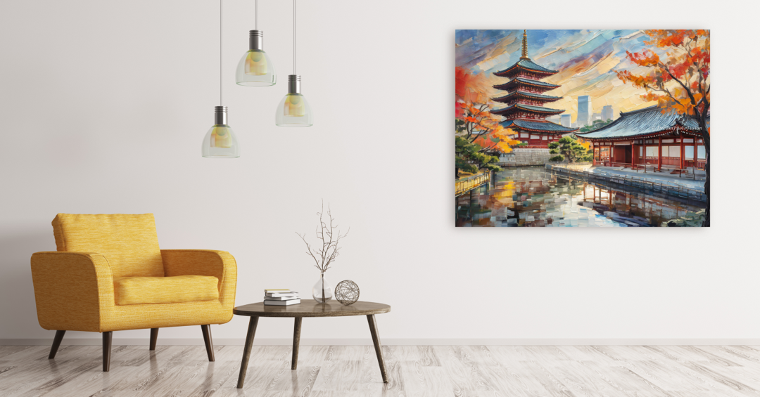 Serene Senso-ji: Winter's Embrace