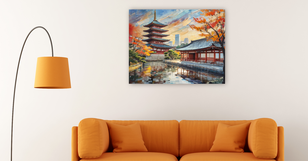 Serene Senso-ji: Winter's Embrace